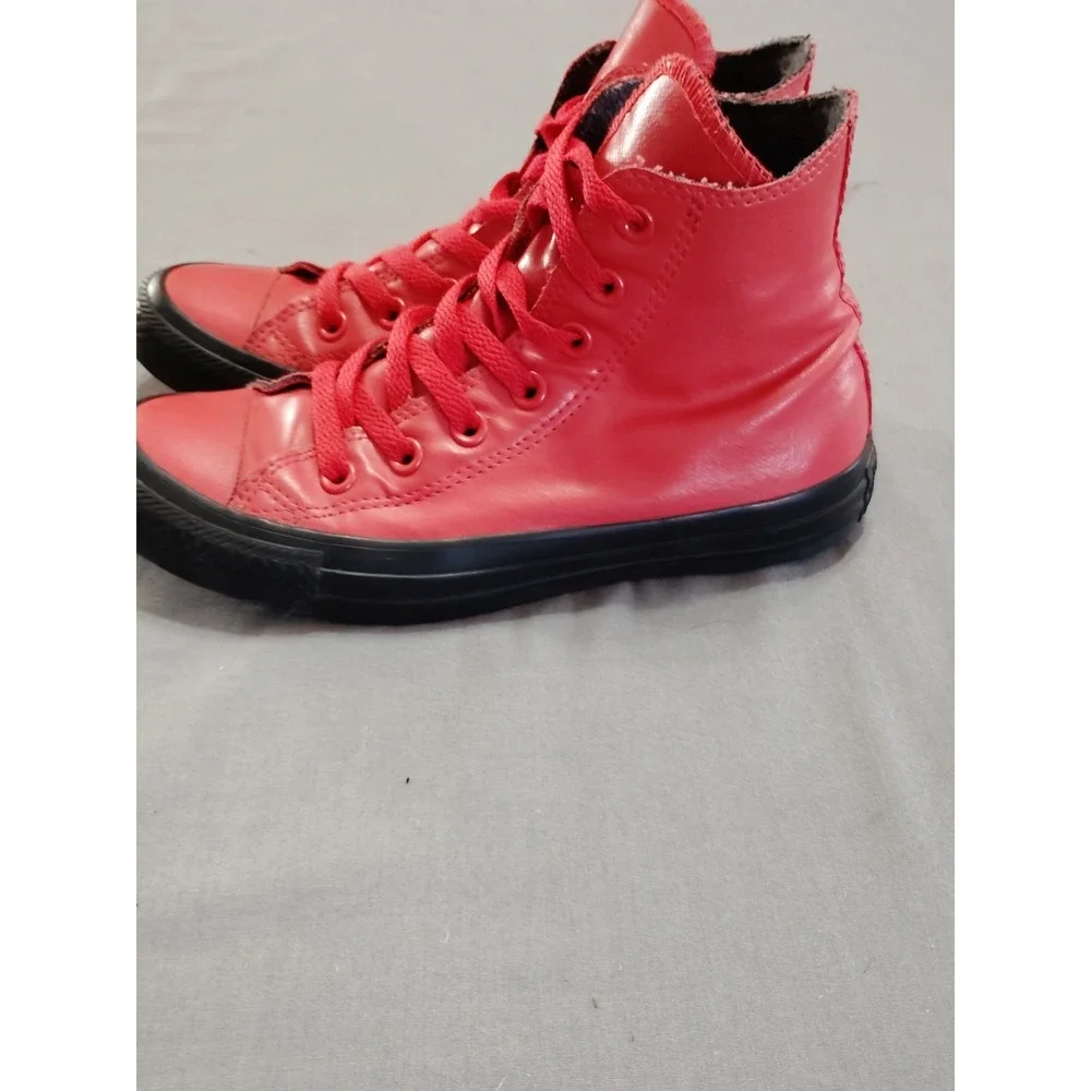 EUC Converse Chuck Taylor All Star UNISEX Men 4/WM 6 Red High Top Canvas Sneaker - Picture 9 of 12